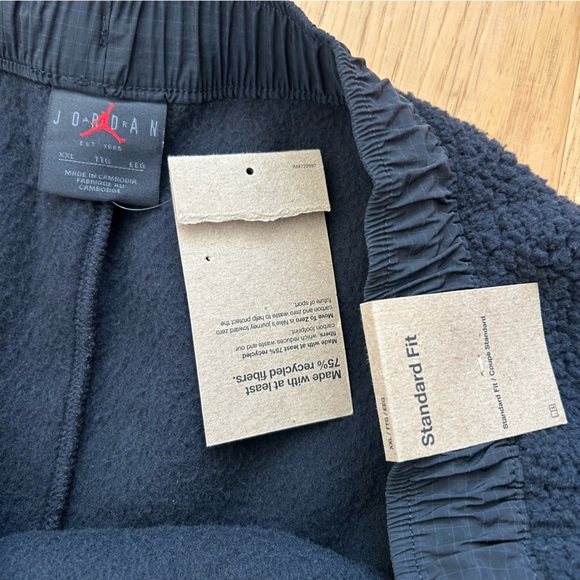 Jordan Black Essential Winter Plush Fleece Pant XXL Nike Air Jordan - Picture 7 of 10